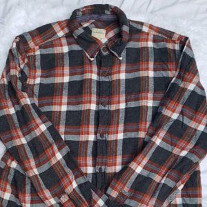 G.H. Bass Co. Grey Tan Orange Plaid